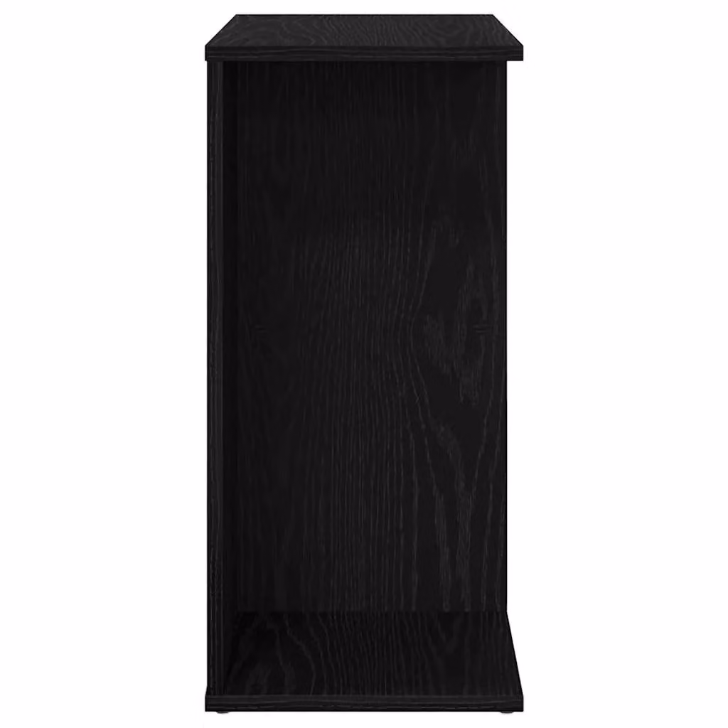 Berkfield Home Set of 2 Black Oak Bedside Tables, W/D/H: 46.5 x 29 x 61 cm – 5