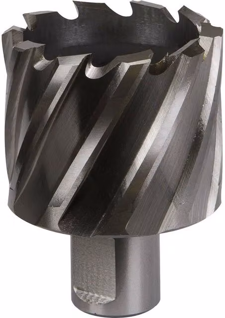 Loops M2 Steel Annular Metal Core Drill Rotabor Cutter with 19mm Shank, W: 46 mm, D: 25 mm, Grey and Multicolour – 1