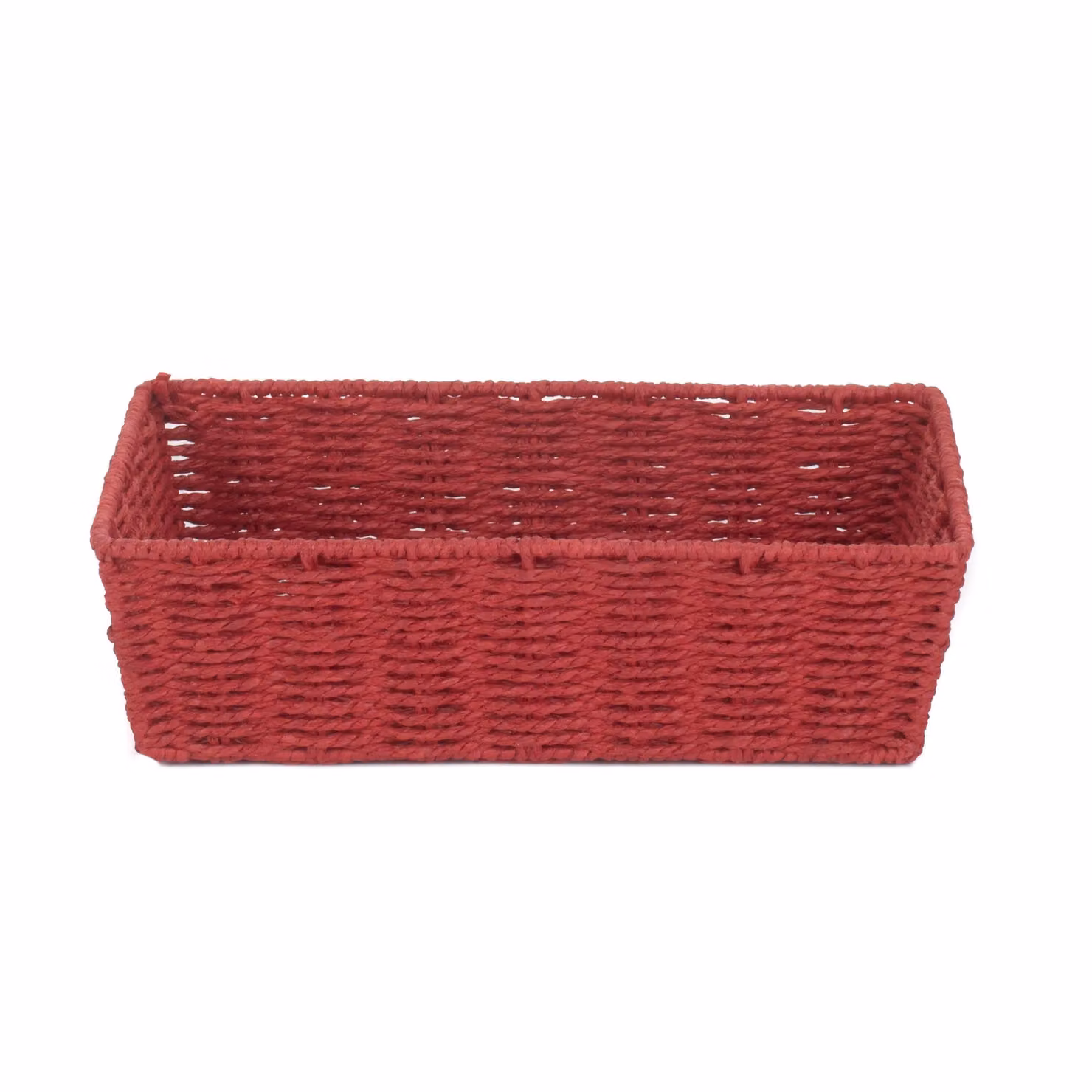 Red Hamper Red Paper Rope Tray, Red, Diameter: 10 cm – 2