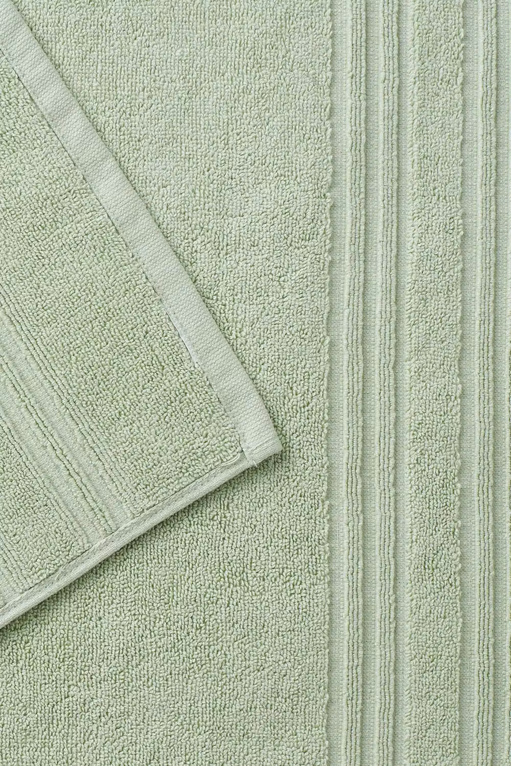 CHRISTY Serene Soft Tone 100% Combed Cotton Bath Mat in Green – 2