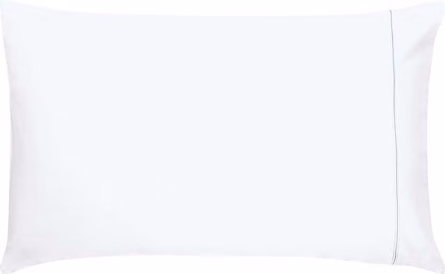 Bedeck of Belfast Fine Linens 1951 1000 Thread Count Egyptian Cotton Large Pillowcase, White – 1