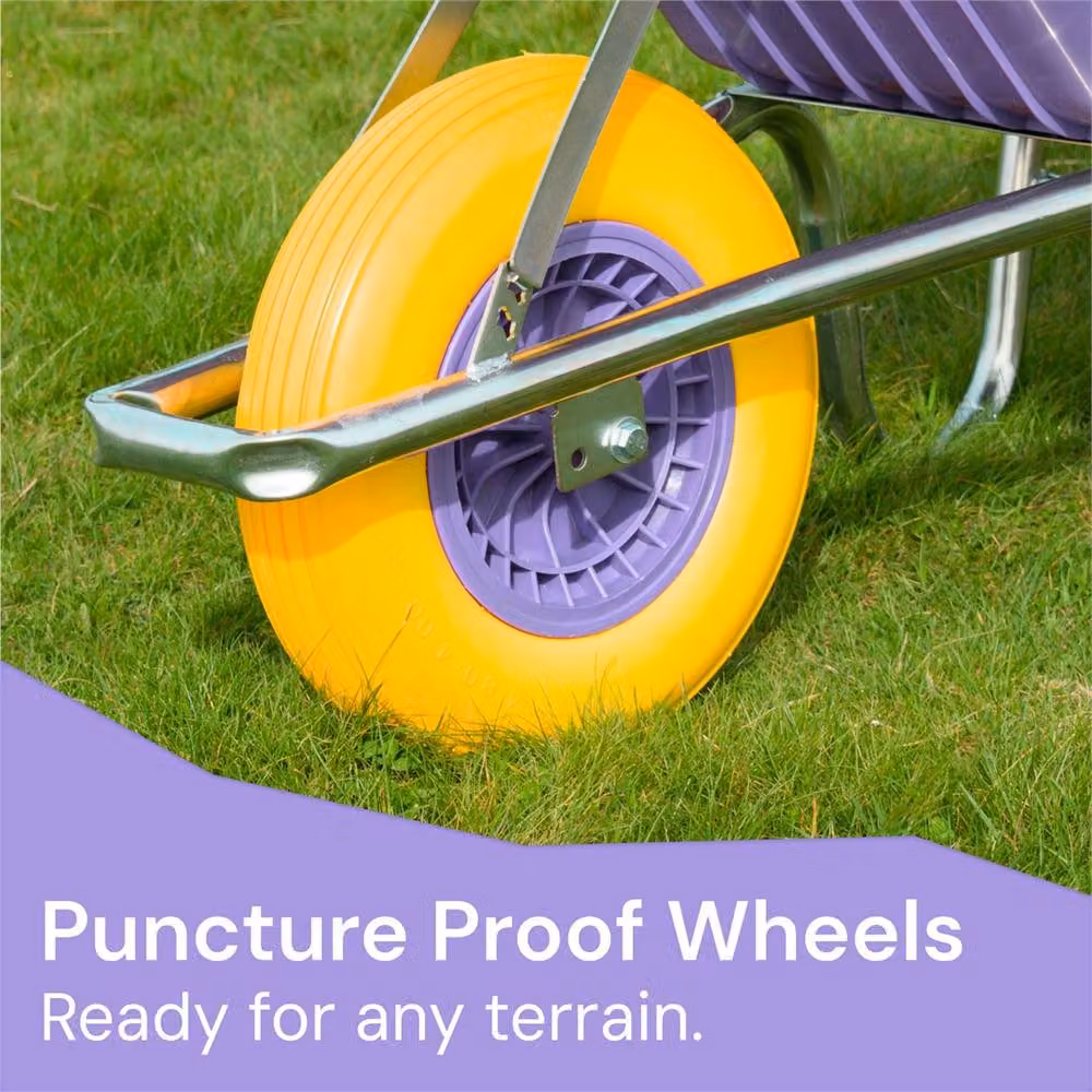 SPETLEK KCT 110L Garden Wheelbarrow in Purple – 2