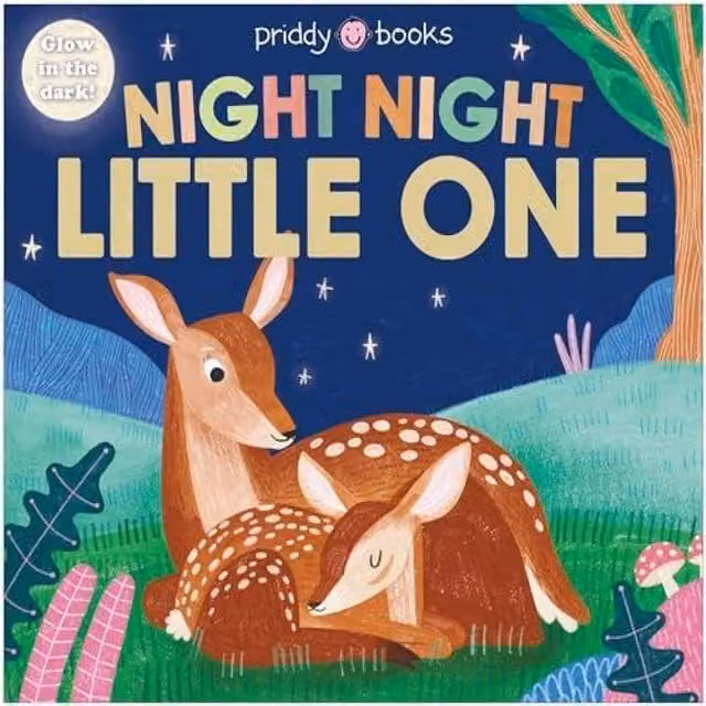 Roger Priddy Night Night Little One Glow in the Dark Multicolour Paper Book