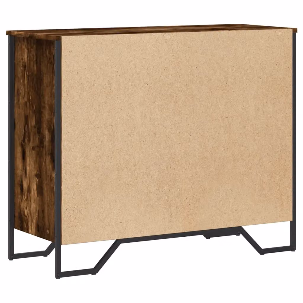 Berkfield Home Chest of Drawers in Smoked Oak Brown, W/D/H: 91 x 35.5 x 74.5 cm – 5