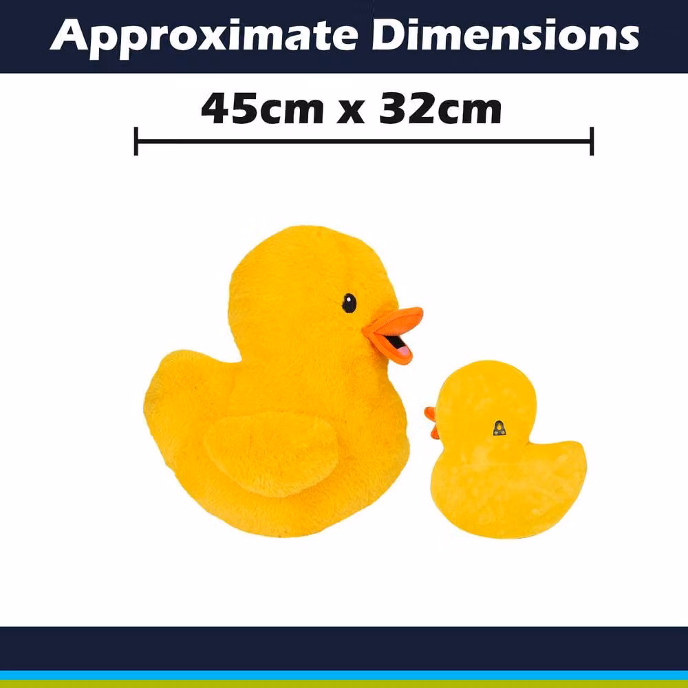 VFM e-Store Yellow Duck Plush Wall Decoration, W: 45 cm, H: 32 cm – 2