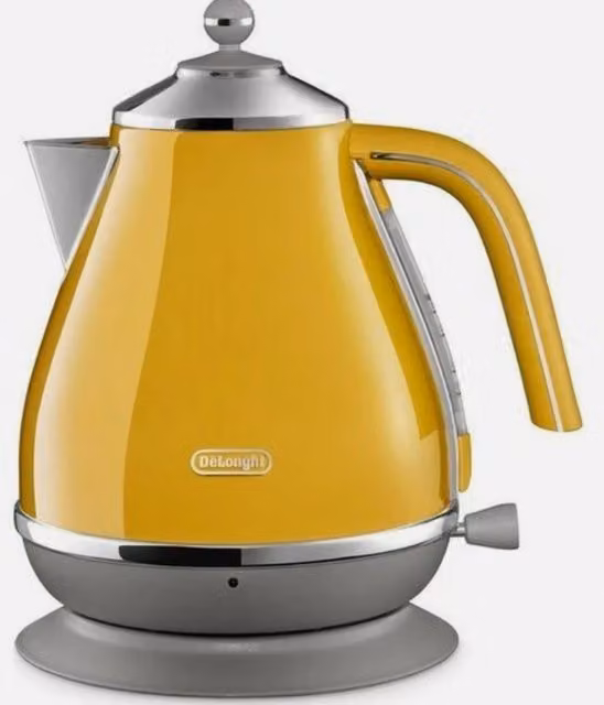 De'Longhi Icona Capitals Kettle in New York Yellow, 1.7 l
