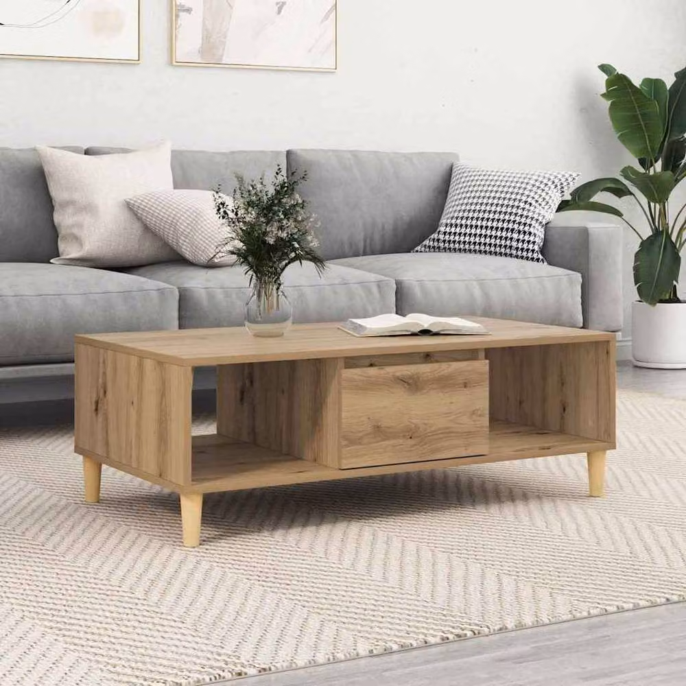 Berkfield Home Modern Storage Unit with Door in Artisan Oak Brown – 2