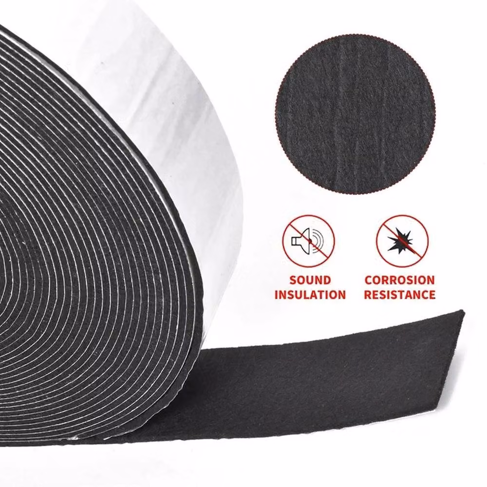 NESTLUNE Self Adhesive Felt Strip Furniture Pad Roll in Black, W: 52 cm, L: 2000 cm – 3