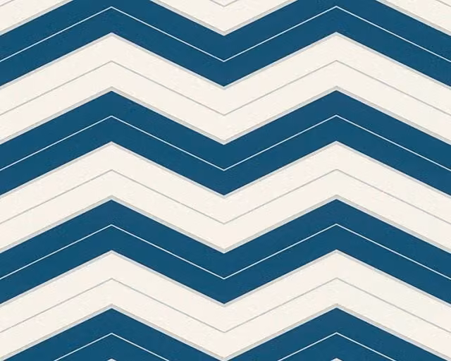 A.S. Création Geometric Modern Abstract Wallpaper in Petrol Blue