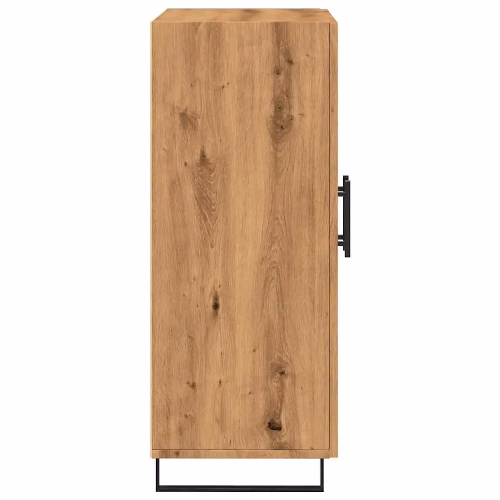 Berkfield Home Artisan Oak Sideboard in Brown, W: 69.5 cm, D: 34 cm, H: 90 cm – 3