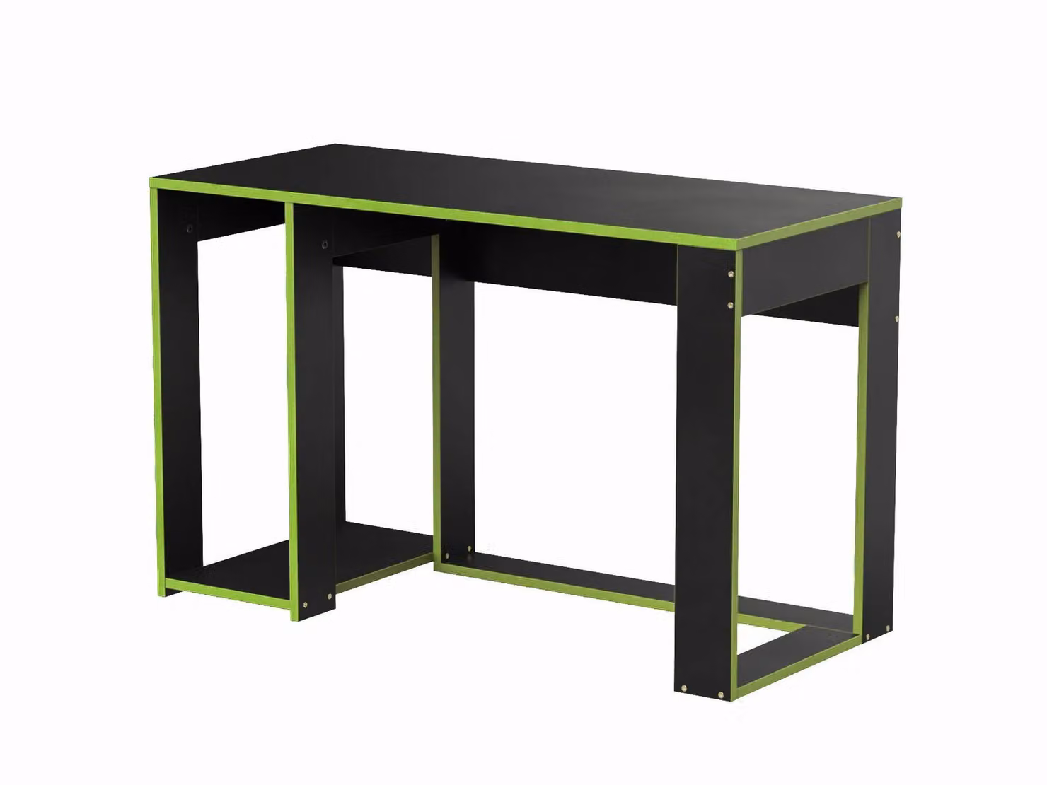 Home Detail Ryker Gaming Desk in Black and Green – 3