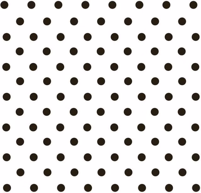 KDMD Black Polka Dot Clear Cellophane Film, W: 80 cm, L: 60 m