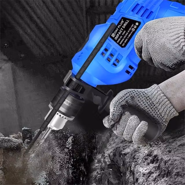 Nordara 3000W Heavy Duty Corded Mains Impact Drill with Bits in Blue – 1