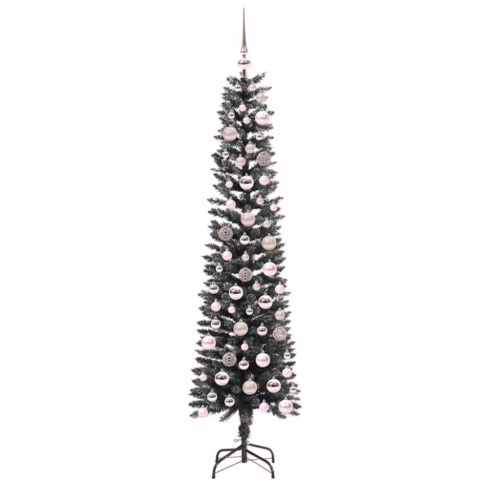 Berkfield Home Elegant Green Artificial Christmas Tree with Stand H 180 x W 50.5 x D 50.5 cm – 4