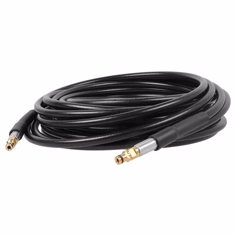 EONLION Black Rubber High Pressure Washer Extension Hose Pipe, 15m – 4