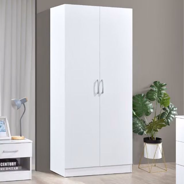 Swish Furniture Highbury 2 Door Double Wardrobe in White