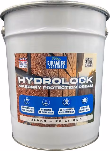 SIRAMICO COATINGS Masonry Protection Cream, Transparent, 20 l