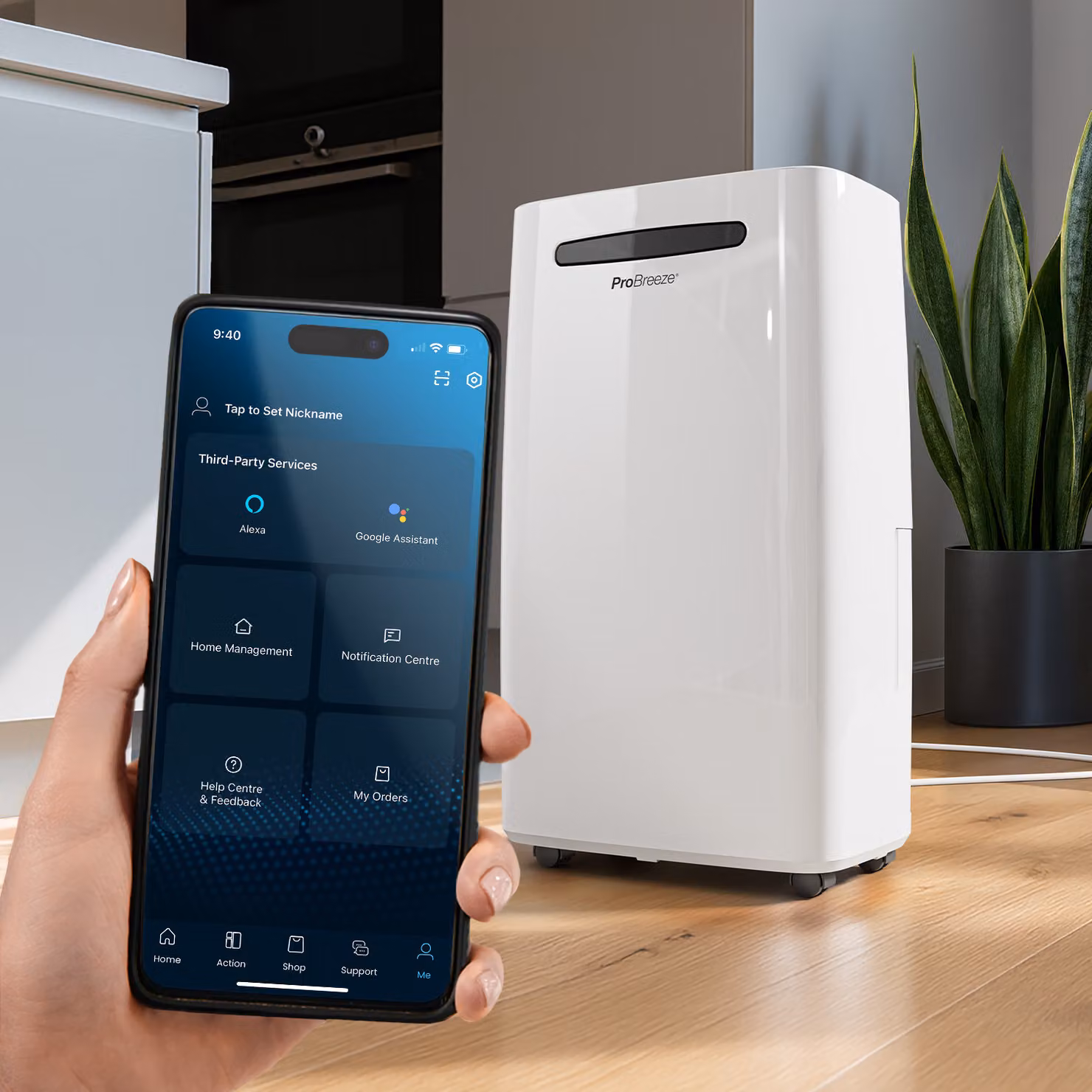 Pro Breeze 25L Compressor Dehumidifier with Wifi and App Control, White – 2