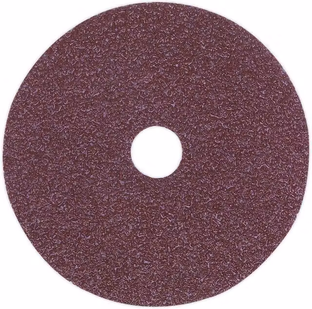 Loops 25 Pack 100mm Fibre Backed Sanding Discs, 36 Grit Aluminium Oxide Round Sheets for Paint, Wood and Metal