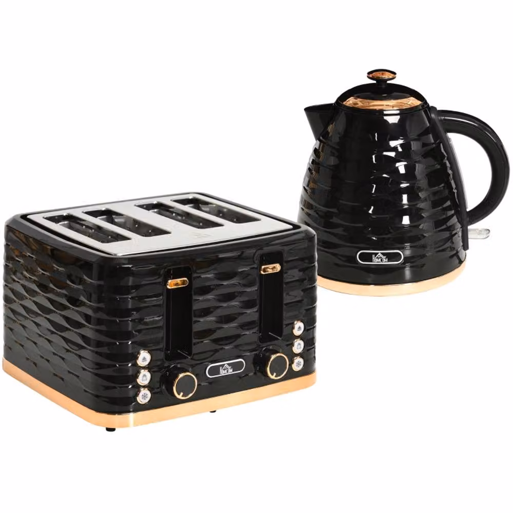 Rolipo 3kW Rapid Boil Honeycomb Kettle in Black, 1.7 l – 4