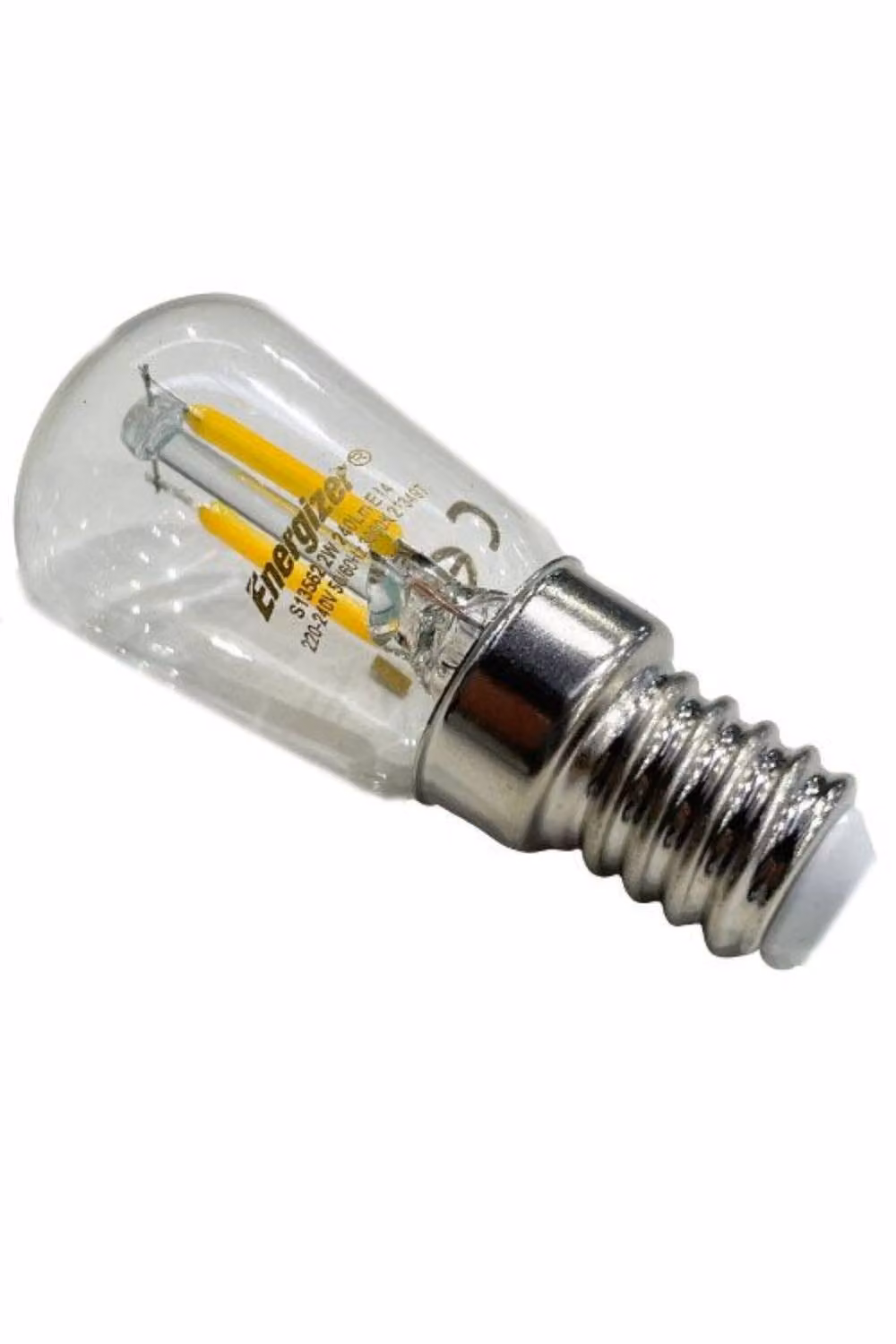 KDMD Spare Warm White LED Bulb for Salt Lamps, Transparent Glass – 2