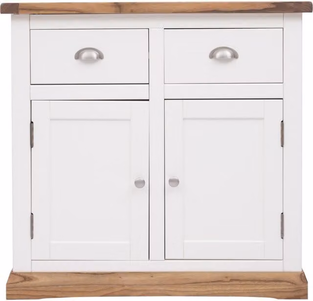 Cabinet Bits Tropea White 2 Door 2 Drawer Sideboard in MDF and Wood