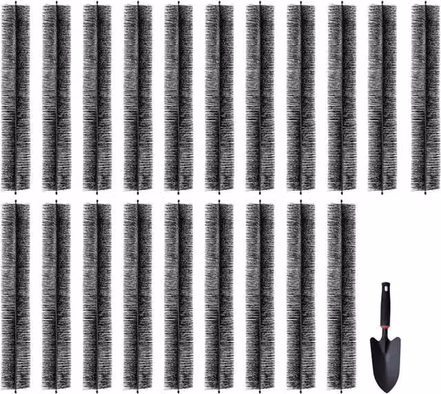 VEVOR 20 Pack Durable Black Galvanised Steel Gutter Brushes – 1