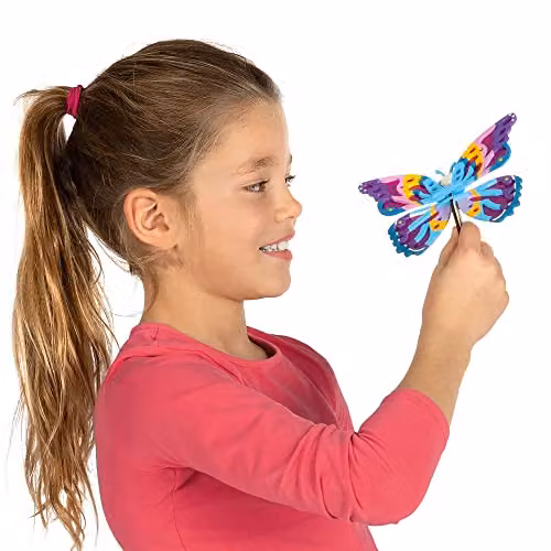 SES Creative 14035 Decorate Wooden Butterflies Multicolour Painting Kit – 2