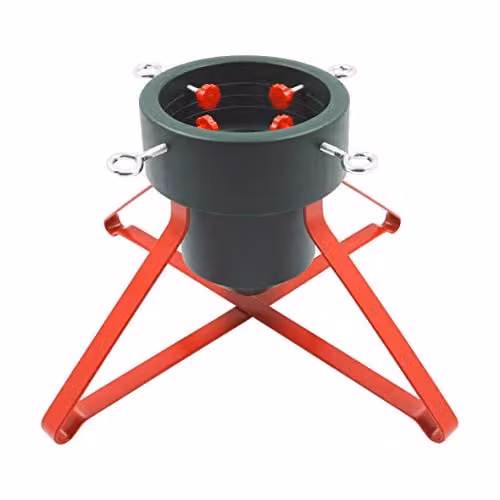 The Christmas Workshop 70509 Christmas Tree Stand for Trees Up to 2.5m Tall, W/D/H: 57 x 57 x 21.5 cm