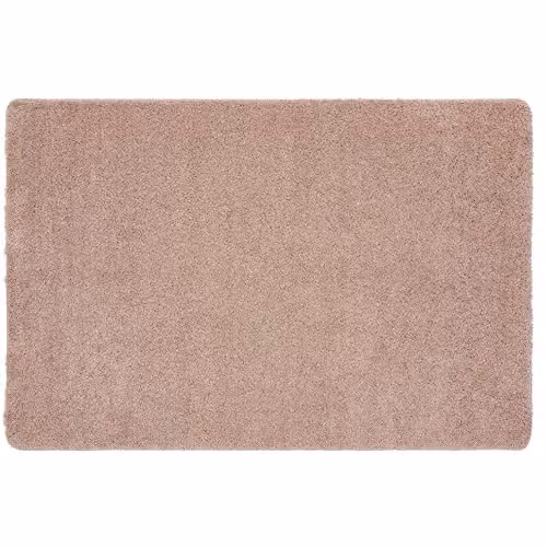 My Mat Pink Rectangular Shaggy Pile Rug, W: 140 cm, L: 200 cm