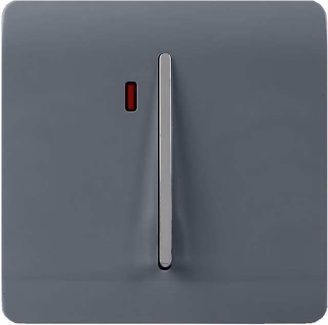 Trendi Switch 1 Gang 20 Amp Heavy Duty Rocker Switch - Warm Grey