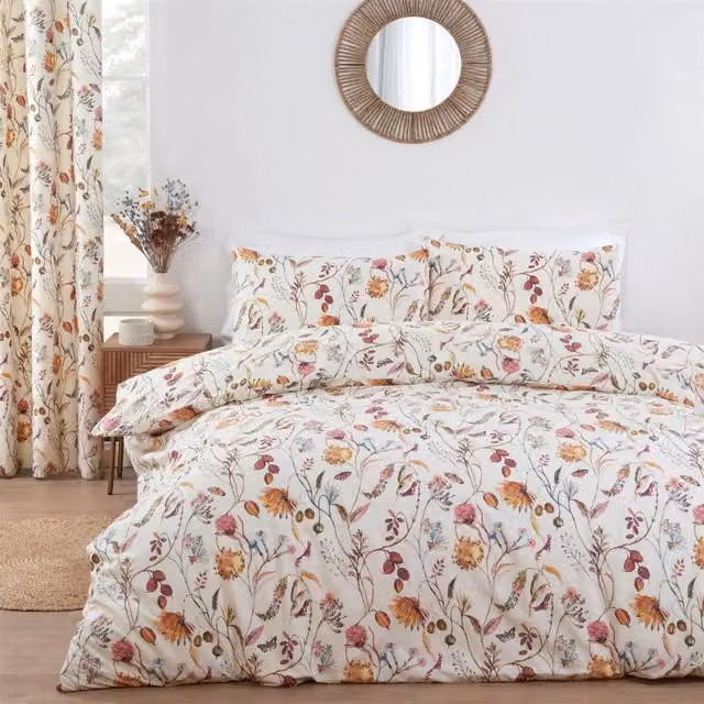 Prestigious Textiles Sundour Floral Duvet Cover Set, Multicolour, 180 x 200 cm