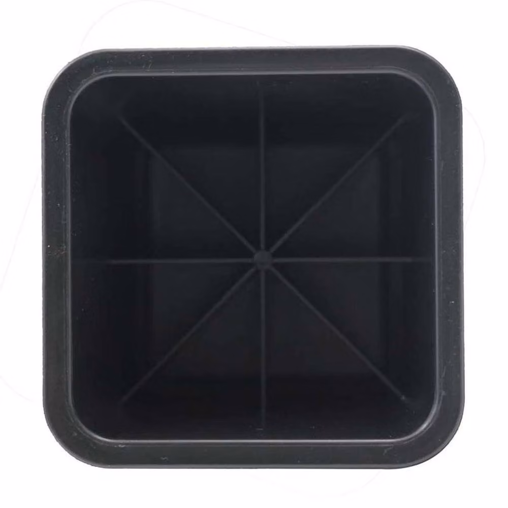 FLAVORA Heavy Duty Bed Chair Risers Feet Leg Lift in Black, 4 Pack – 4