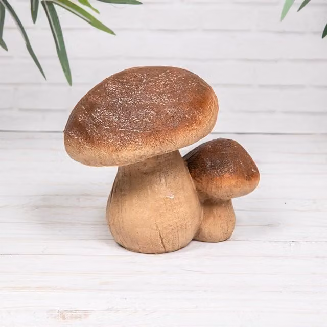 Annibells Organic Stone Effect Tabletop Garden Ornament in Brown