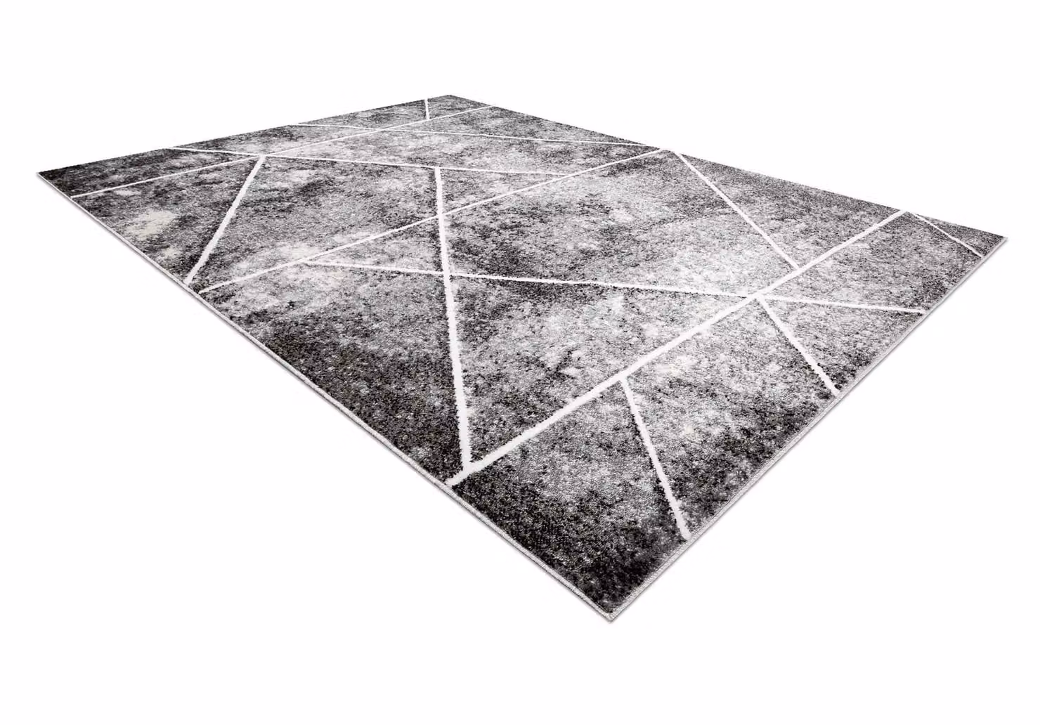 RugsX Mateo Grey Geometric Modern Rug, W/D/H: 140 x 190 cm – 3