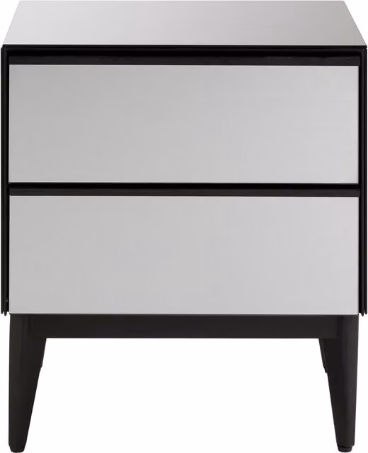 Orsina Modern 2 Drawer Chest in Grey – 1