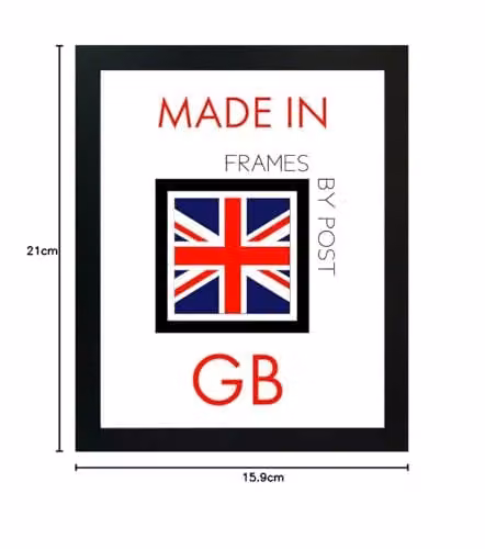 Crown Black Bobbin Wooden Picture Frame 7x5 Inch – 6