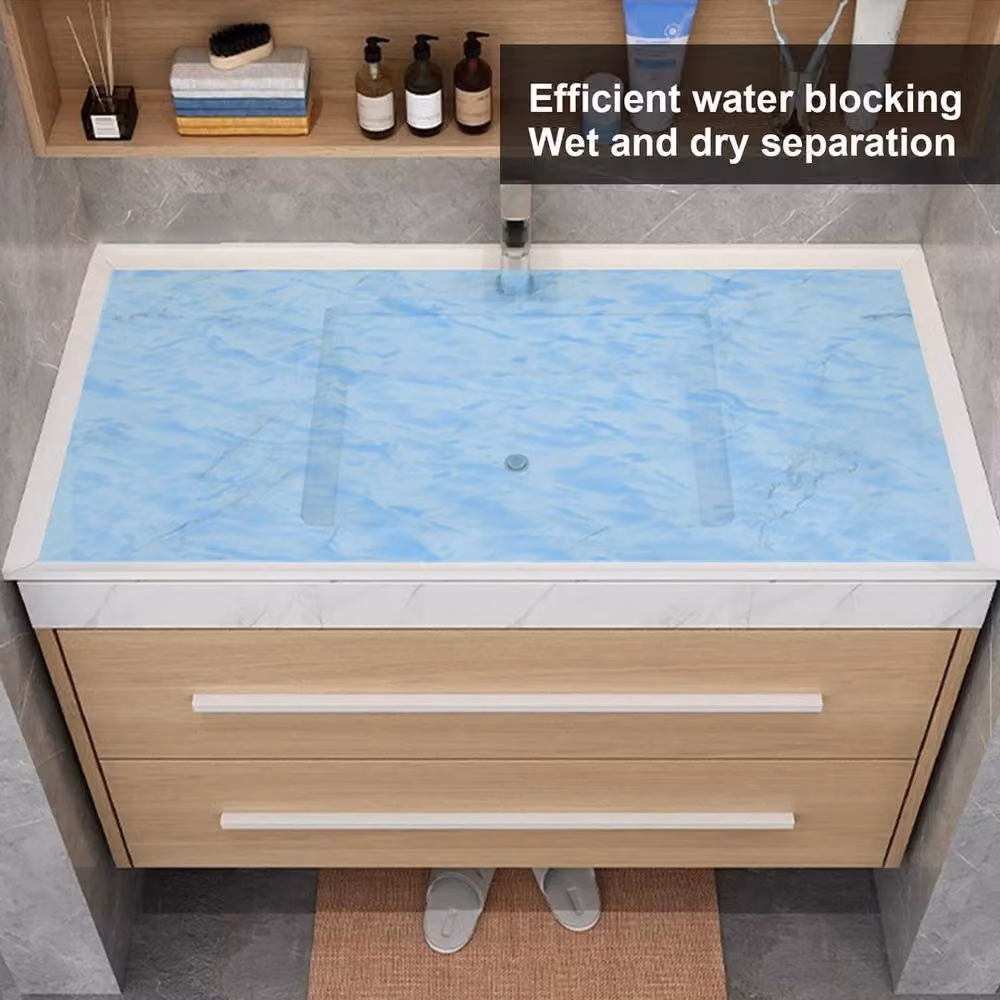 Kelvenix Flexible Silicone Shower Barrier Water Stopper in White – 3