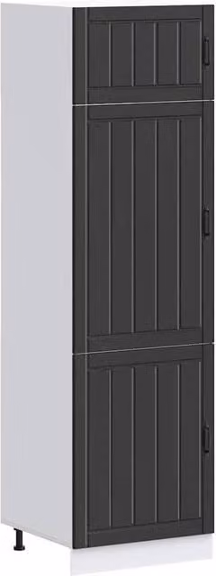Berkfield Home Lucca Kitchen Cupboard in Black Matt MDF