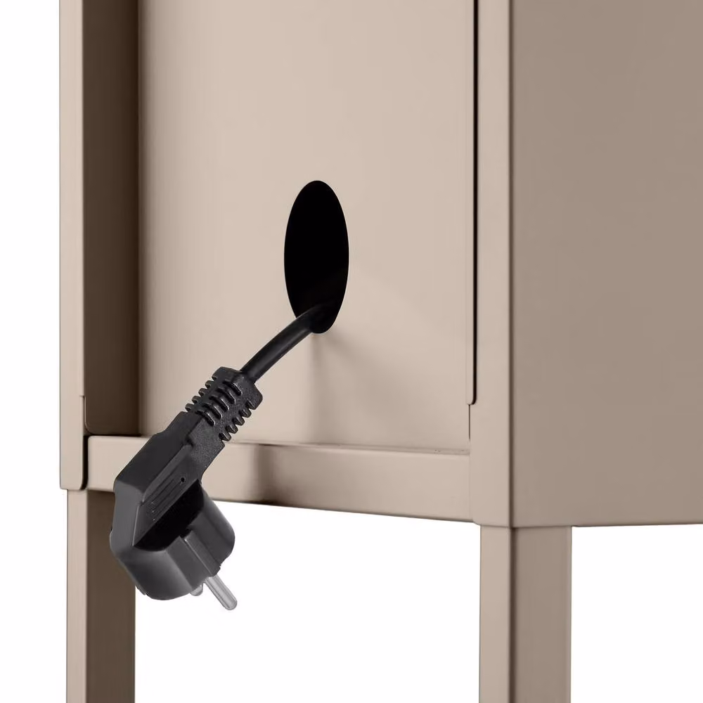 tectake Bedside Table in Beige – 6