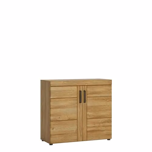 Furniture To Go Cortina 2-Door Cabinet in Antique Brown Oak – 2