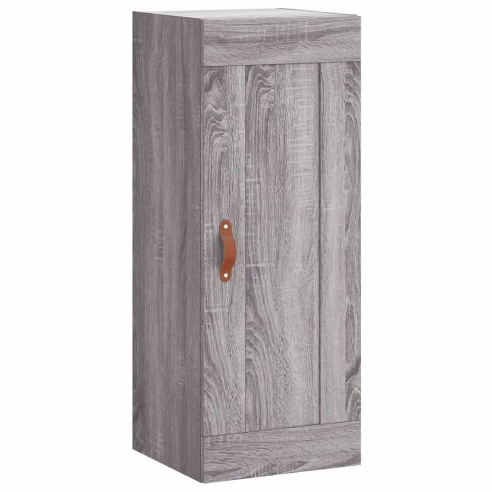 Berkfield Home Wall Mounted Cabinet in Grey Sonoma, W/D/H: 34.5 x 34 x 90 cm – 2