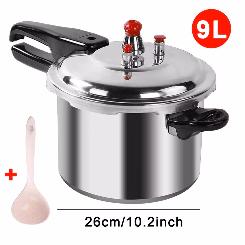 Kelvenix 9 l Aluminium Pressure Cooker in Silver – 2