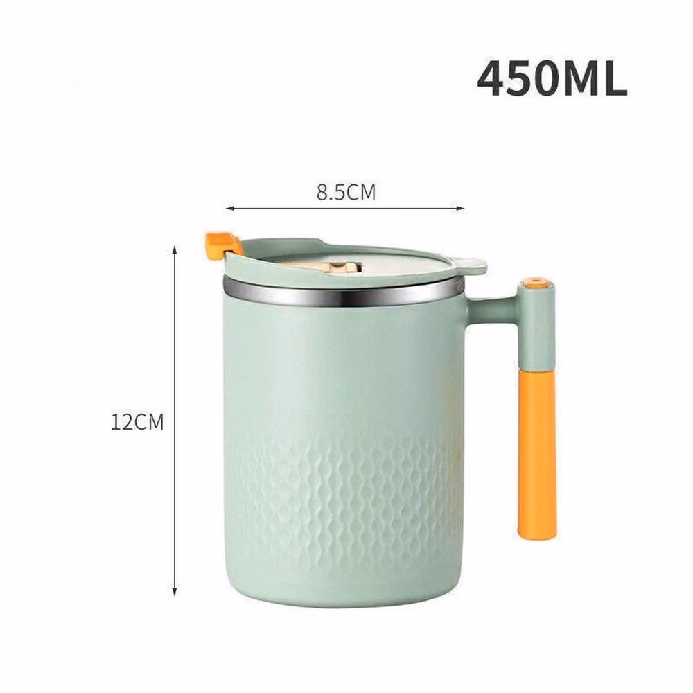 NESTLUNE Green Thermal Mug for Tea and Coffee with Lid and Double Walled Stainless Steel Construction – 2