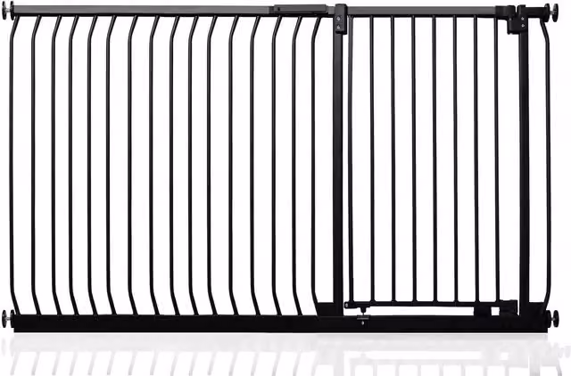 Safetots Extra Tall Elite Pressure Baby Gate, Black, W: 171 cm - 180 cm