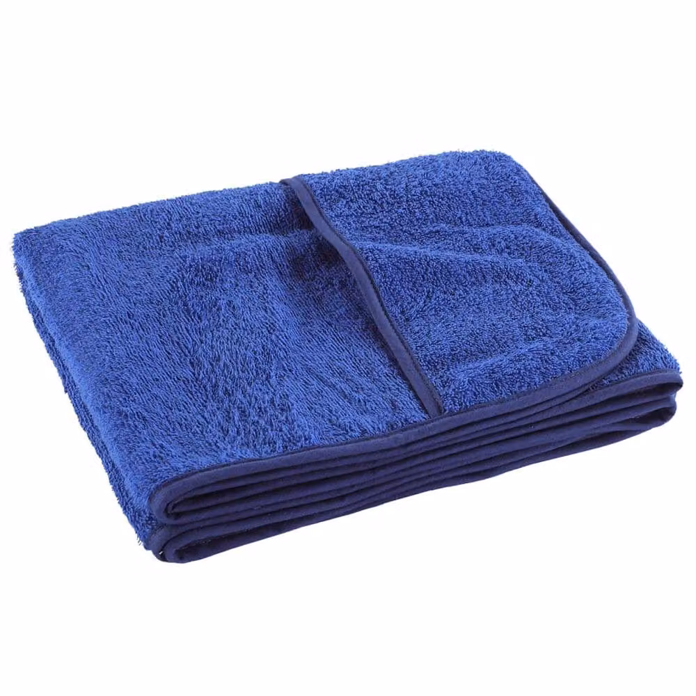 Berkfield Home Soft Beach Towels, 2 Pack, Blue, W: 60 cm, D: 135 cm, 400 GSM – 3