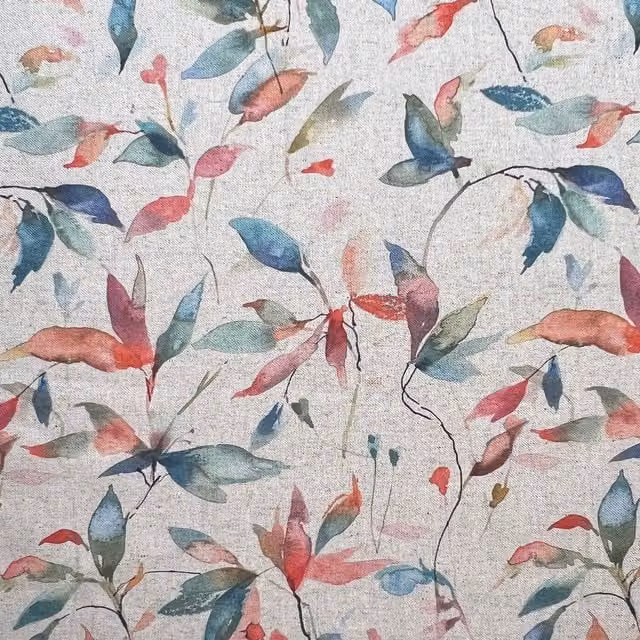 Terrys Bellagio Graphic Multicolour Cotton and Linen Fabric