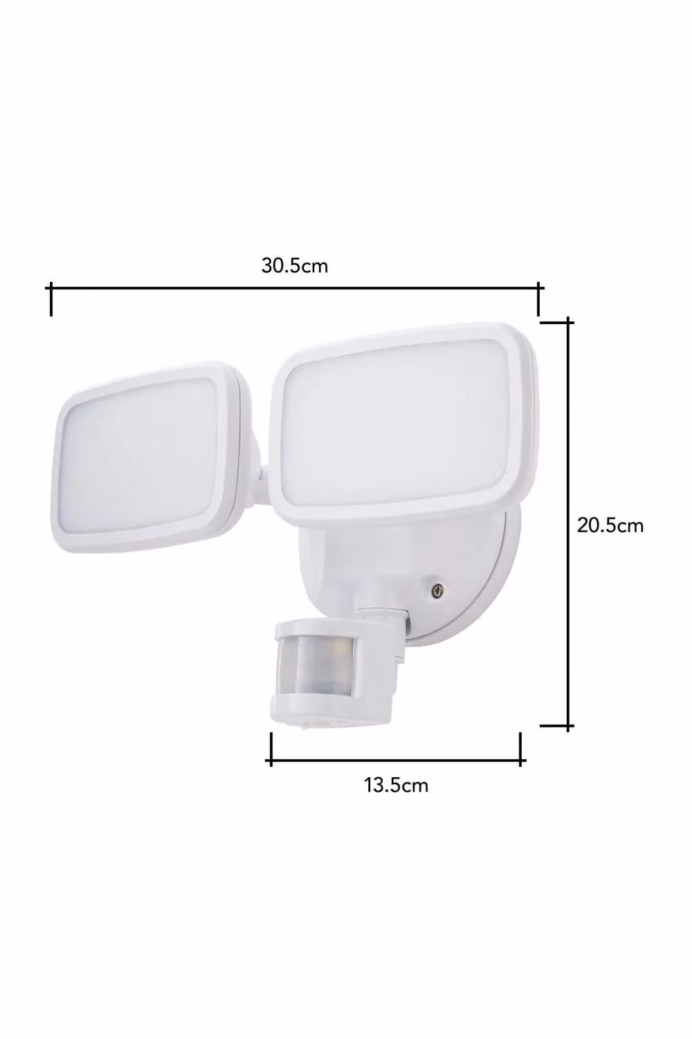 BHS Lighting Twin Wilson White Outdoor Flood Light with Motion Sensor – 2