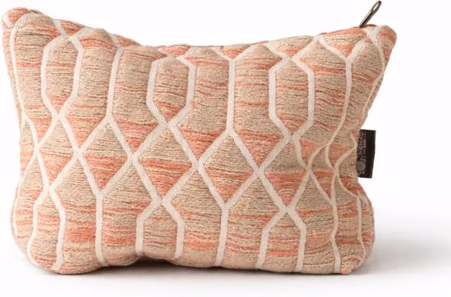 KDMK Nomad Rose Lattice Jacquard Soft Structured Toiletry Bag in Multicolour