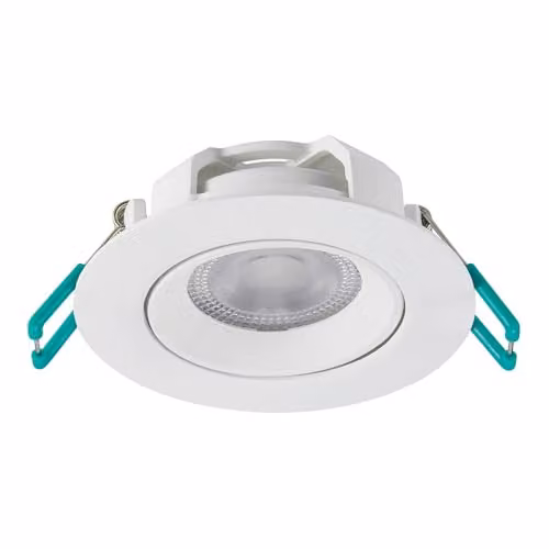 SYLVANIA SylSpot Neos LED Recessed Spotlight, 4.8W, 400 Lumens, IP44, White, Pack of 10